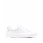 Witte Lage Leren Sneakers Givenchy , White , Dames