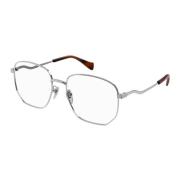 Silver Sunglasses Frames Gucci , Gray , Unisex