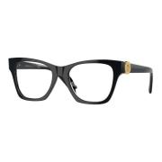 Black Eyewear Frames Versace , Black , Unisex