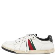 Pre-owned Fabric sneakers Gucci Vintage , White , Dames