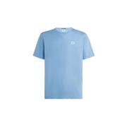 Effengekleurd T-shirt met korte mouwen C.p. Company , Blue , Heren