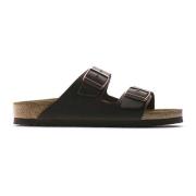 Sandalen Arizona Geolied Leer Birkenstock , Brown , Dames