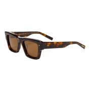 Brown Tortoise Sunglasses Valentino , Brown , Unisex