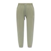 Sweatpants met logo Moncler , Green , Dames