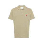 Polo Shirts Ami Paris , Beige , Heren