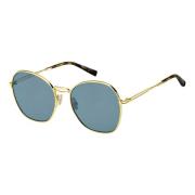 Gold/Blue MM Bridge III Sunglasses Max Mara , Yellow , Dames