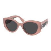 Pink/Grey Sunglasses SMU 03Ws Miu Miu , Pink , Dames