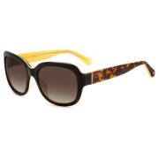 Havana Yellow/Brown Shaded Sunglasses Layne/S Kate Spade , Brown , Dam...