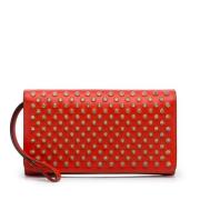 Pre-owned Leather clutches Christian Louboutin Pre-owned , Red , Unise...