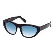 Donker Havana/Groen Blauw Getinte Zonnebril Gcds , Black , Unisex