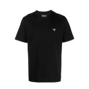 T-Shirts Barbour , Black , Heren