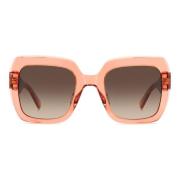 Peach/Dark Brown Shaded Sunglasses Kate Spade , Brown , Dames