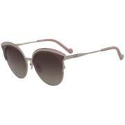 Shiny Gold/Brown Green Sunglasses Lj113S Liu Jo , Multicolor , Dames