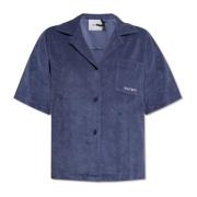 Shirt met logo Halfboy , Blue , Dames