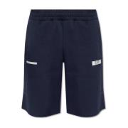 Shorts met logo Emporio Armani EA7 , Blue , Heren