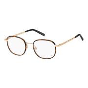 Havana Gold Eyewear Frames Marc Jacobs , Brown , Unisex