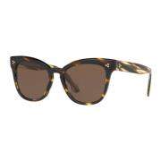 Marianela Cocobolo/Brown Sunglasses Oliver Peoples , Brown , Dames