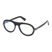 Blauw Filter Brilmontuur FT 5756-B Tom Ford , Black , Unisex