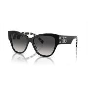 Black/Grey Shaded Sunglasses Dolce & Gabbana , Black , Dames