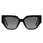 Black/Grey Shaded Sunglasses Vogue , Black , Dames