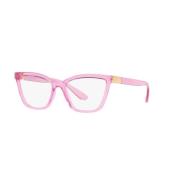 Transparent Pink Eyewear Frames Dolce & Gabbana , Pink , Dames