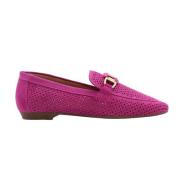 Stijlvolle Mocassin Loafers voor Vrouwen Scapa , Pink , Dames