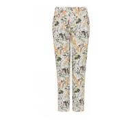 Slim-fit Trousers C.Ro , Multicolor , Dames