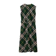 Midi Dresses Burberry , Green , Dames