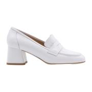 Stijlvolle Mocassin Stijl Pumps Luca Grossi , White , Dames