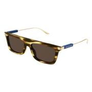 Havana/Brown Sunglasses Gucci , Multicolor , Heren