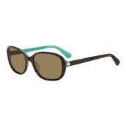 Izabella/G/S Sunglasses in Havana Turquoise/Brown Kate Spade , Brown ,...