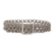 Elegant Diamanten Riem Hibourama , Gray , Dames