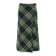 Maxi Skirts Burberry , Green , Dames