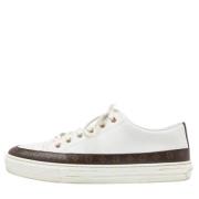 Pre-owned Fabric sneakers Louis Vuitton Vintage , White , Dames