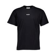 Block Tee Zwarte T-shirts Olaf Hussein , Black , Heren