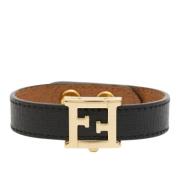 Pre-owned Leather belts Fendi Vintage , Yellow , Dames