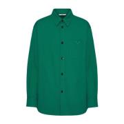 Casual Shirts Valentino Garavani , Green , Heren