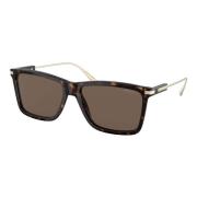 Tortoise/Brown Sunglasses Prada , Multicolor , Heren