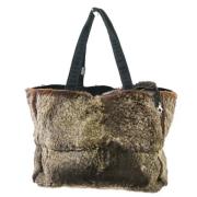 Pre-owned Fur chanel-bags Chanel Vintage , Brown , Dames