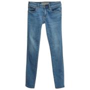 Pre-owned Denim jeans Burberry Vintage , Blue , Dames