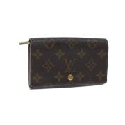 Pre-owned Canvas wallets Louis Vuitton Vintage , Brown , Dames