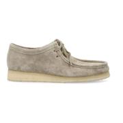 Laced Shoes Clarks , Gray , Heren