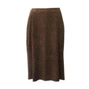 Pre-owned Suede bottoms Dolce & Gabbana Pre-owned , Brown , Dames