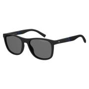Matte Black/Grey Polarized Sunglasses TH 2042/S Tommy Hilfiger , Black...
