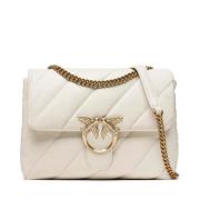 Love Big Puff Schoudertas Pinko , White , Dames