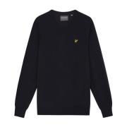 V-neck Knitwear Lyle & Scott , Blue , Heren