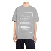T-Shirts Yohji Yamamoto , Gray , Heren