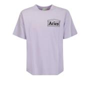 Sunbleached Temple Korte Mouw Tee Aries , Purple , Dames