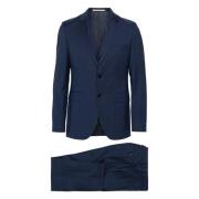 Single Breasted Suits Hugo Boss , Blue , Heren