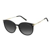 Black Gold/Grey Shaded Sunglasses Marc Jacobs , Multicolor , Dames